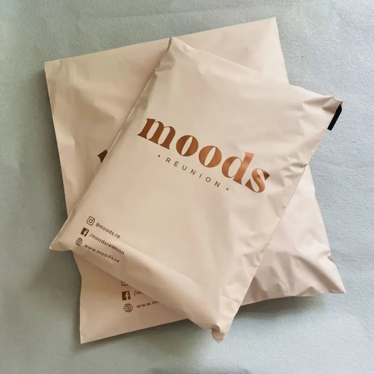 50-500 Custom Cream Beige Poly Mailers Bag, Custom Shipping Bag With One Color Logo, Custom Matte Postage Bag - Etsy