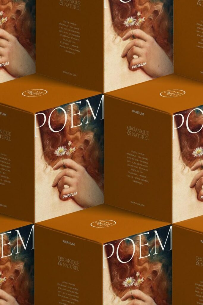 Packaging design and branding for a french parfume brand inspired by classic art __ By Muses Studio